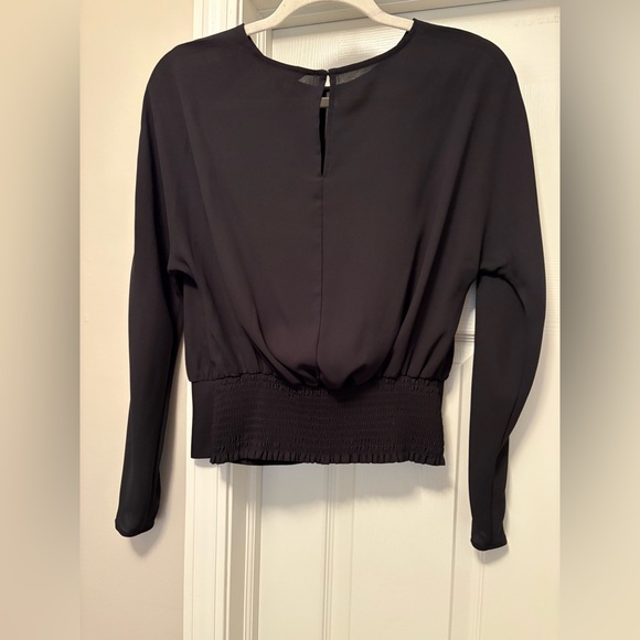 Express Women’s Black Sheer Top - Picture 2 of 6